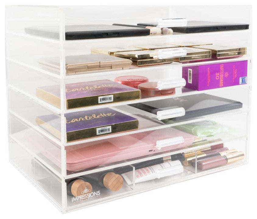 6-Tier Wide Acrylic Makeup Organizer