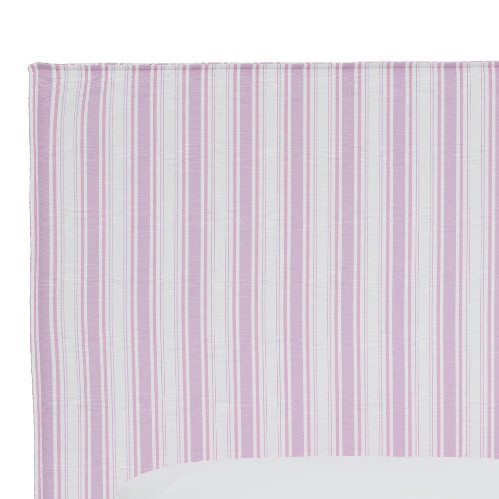 Rachel Ashwell Slipcover Headboard, Sc Brolly Stripe Pink, Full