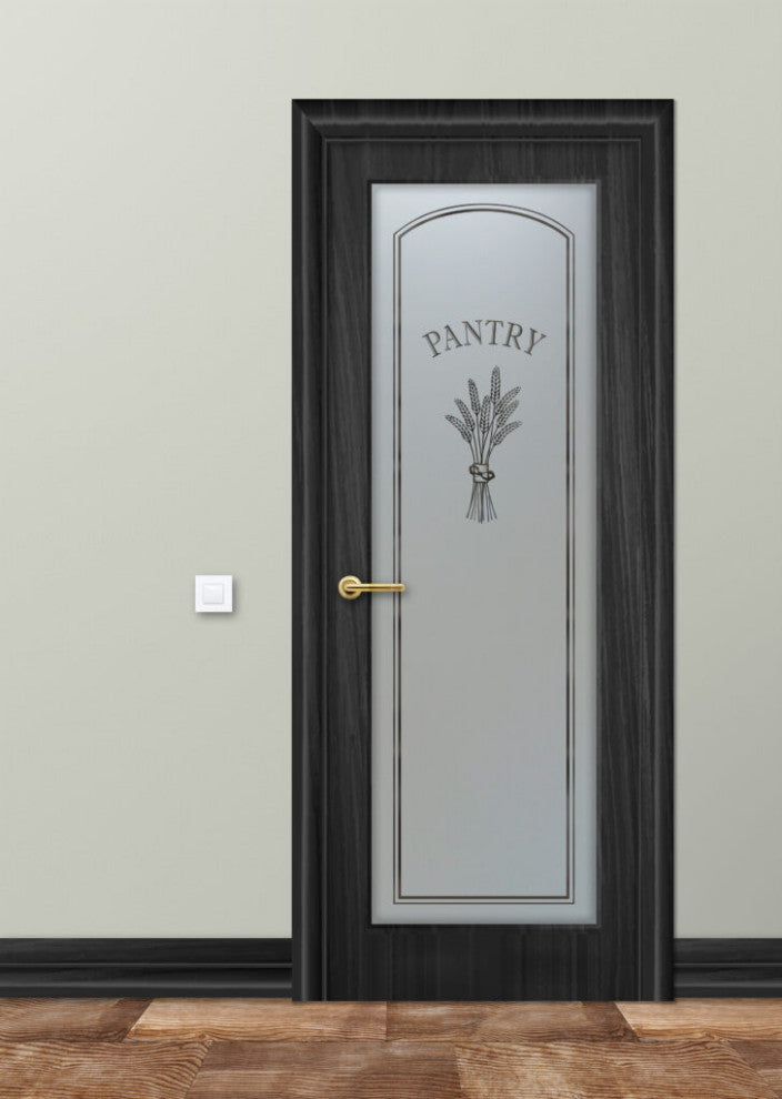 Pantry Door - Bundled Wheat Petite - Primed - 24" x 80" - Knob on Left -...