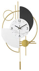 Modern 16.5" Decorative Big Wall Clocks for Living Room 3D Round Wall Clock