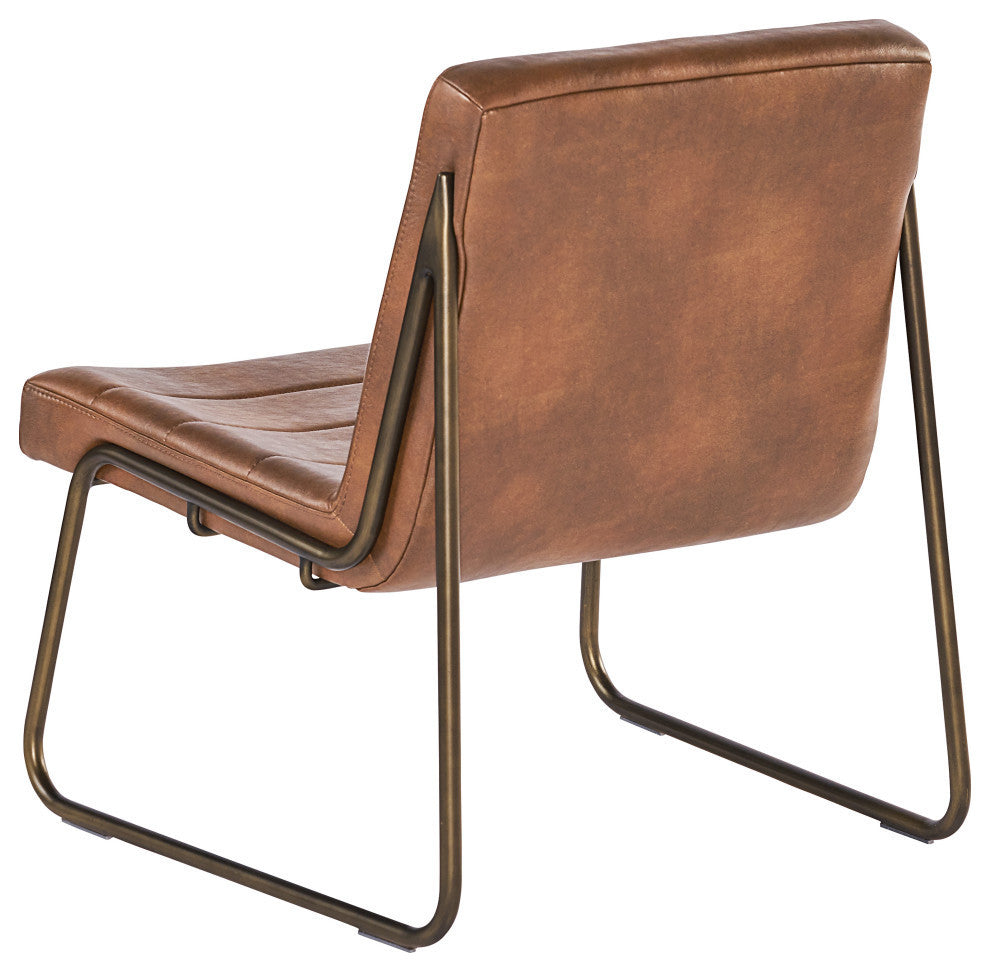 Anton Lounge Chair, Bravo Cognac