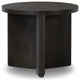 Toli End Table, Wood Smoked Black, Smoked Black Veneer