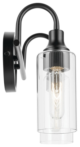 12.5" 2-Light Vanity Light With Clear Glass