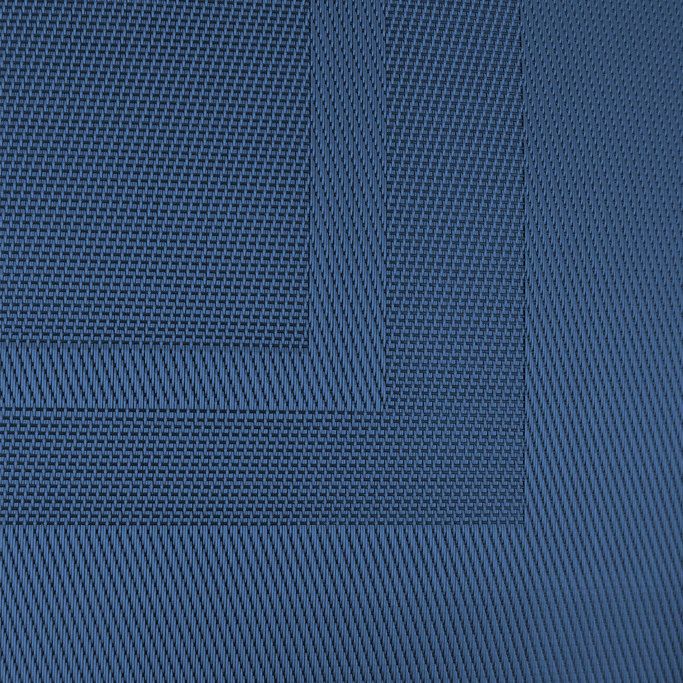 DII Nautical Blue PVC Doubleframe Placemat, Set of 6