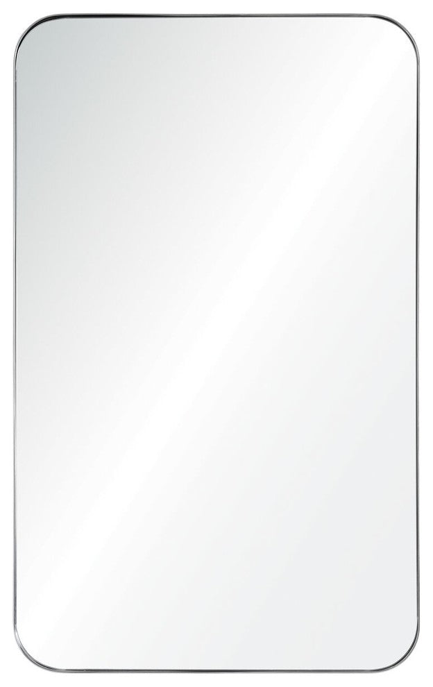 Rectangle Curvy Mirror Polished Stainless Steel
