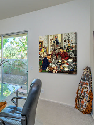 "Home Improvement" Painting Print on Canvas by Stevan Dohanos