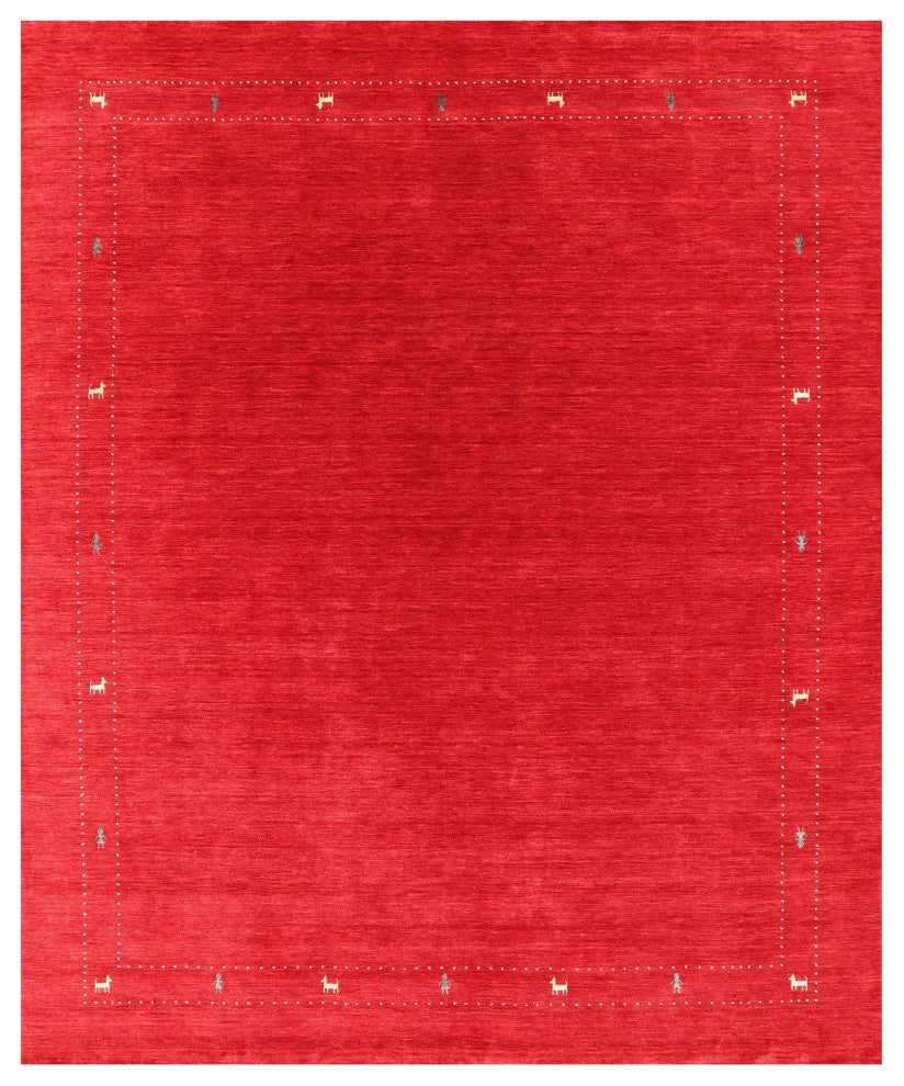 Hand Knotted Persian Gabbeh Rug 8' 0" X 10' 0" Q6996
