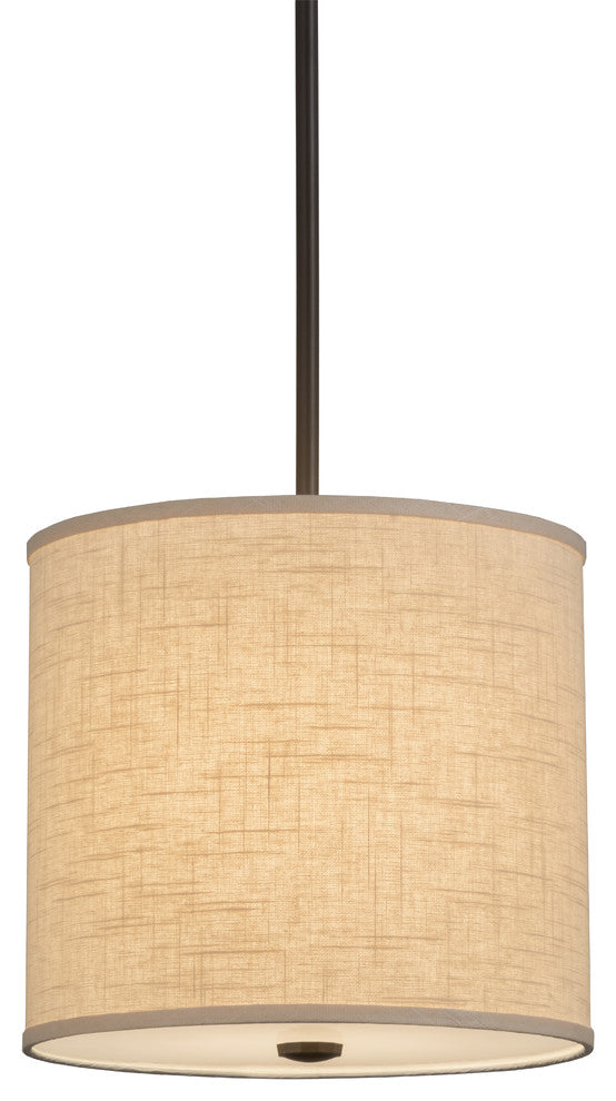 12W Cilindro Beige Textrene Pendant