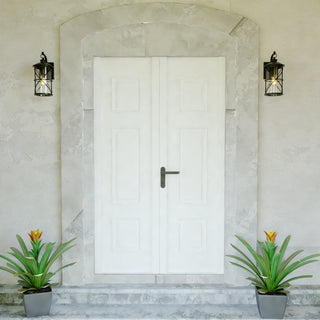 Adams 5.5" Outdoor Wall Light Black