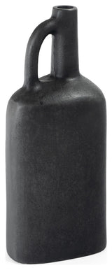 Macrae Metal Table Vase, Small Grey