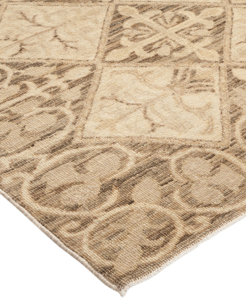 Eclectic, One-of-a-Kind Hand-Knotted Area Rug Gray, 8'2"x9'6"