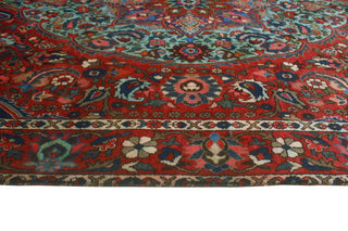 Fine Vintage Distressed Bijar Rust/Gray Rug, 6'2x10'8