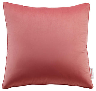 Enhance 18" Performance Velvet Throw Pillow, Blossom