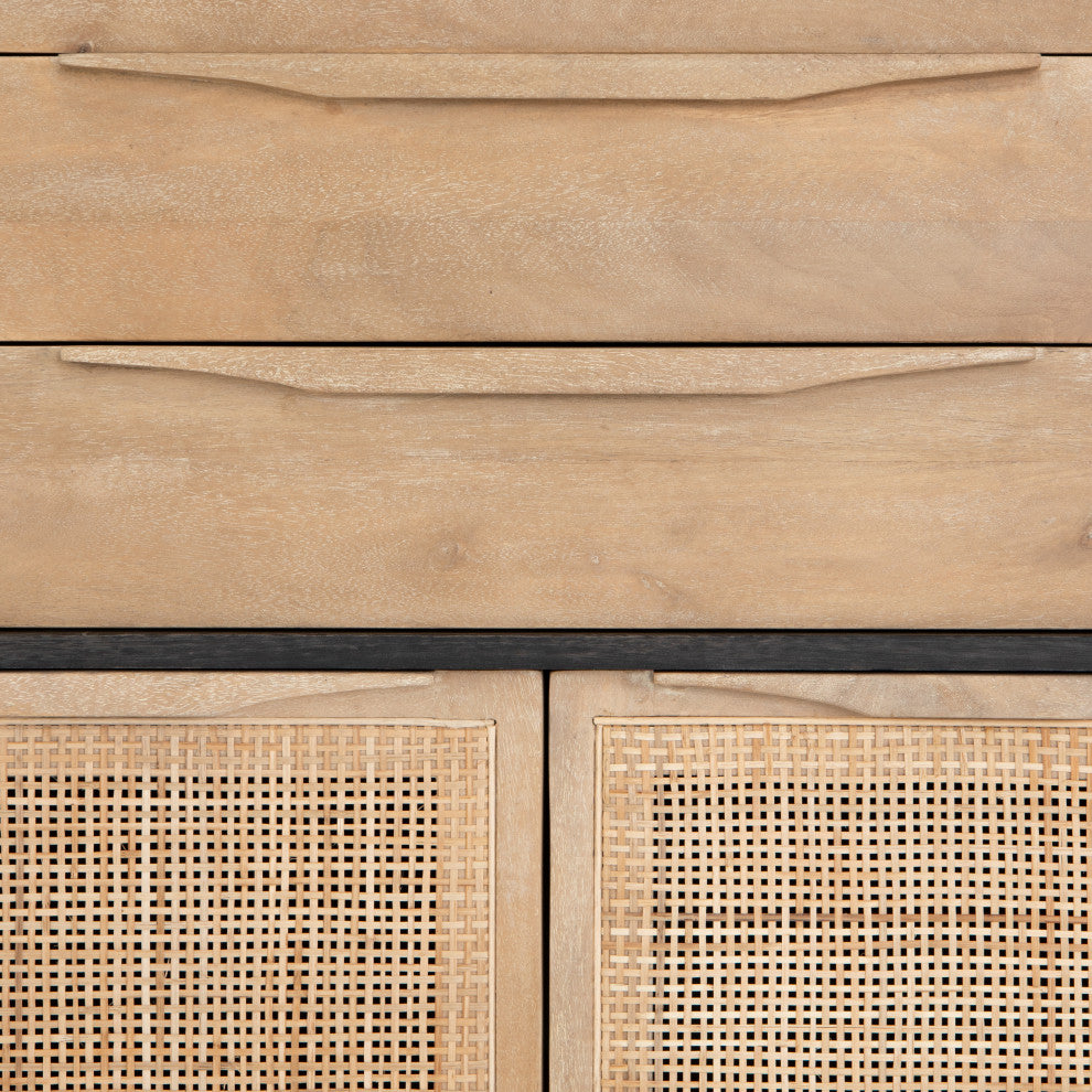 Sydney Tall Dresser, Black Wash