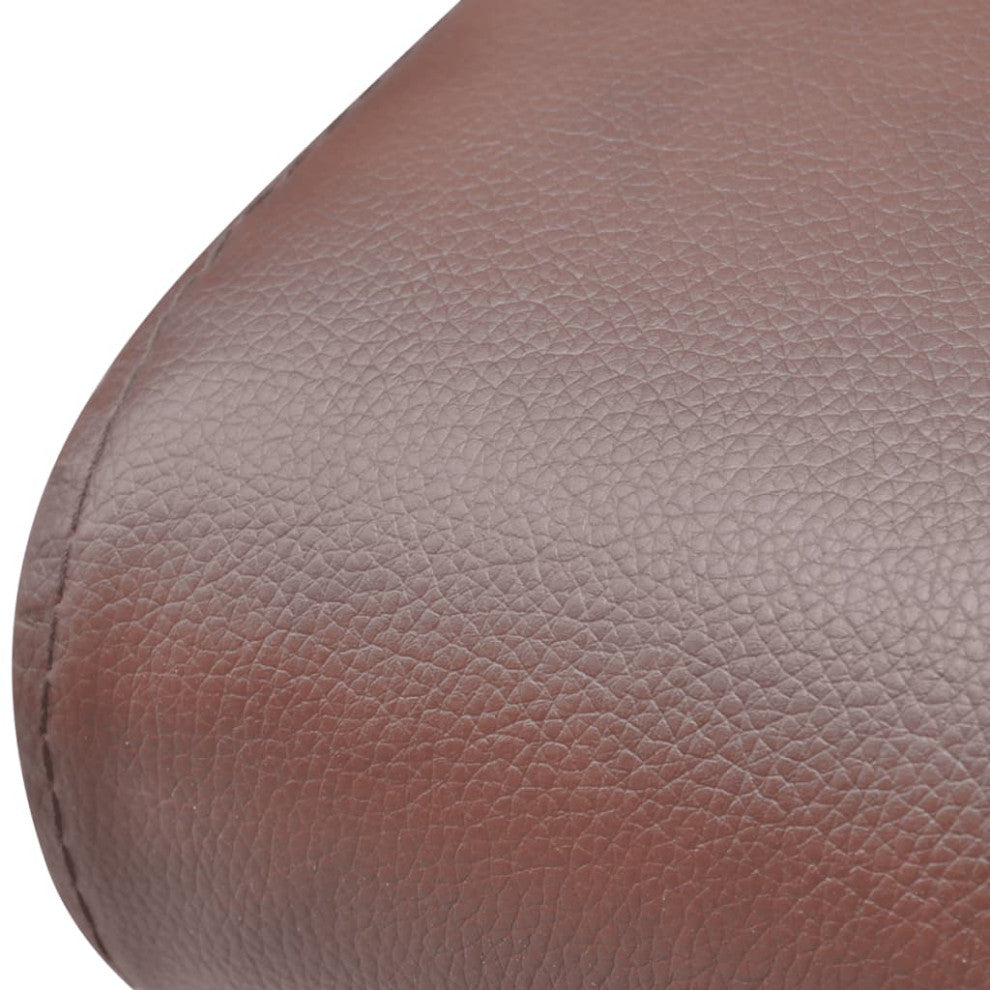 vidaXL Sofa Chairs 2 pcs Brown Faux Leather