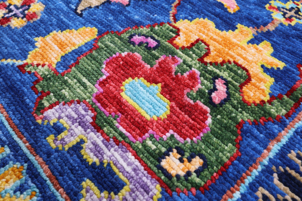 Turkish Oushak Hand Knotted Wool Rug 10' 1" X 13' 6" - Q16094