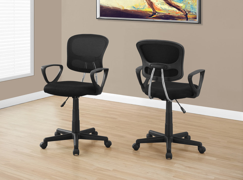 Office Chair - Black Mesh Juvenile / Multi-Position