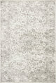 7'x11' Viscose Silver Area Rug