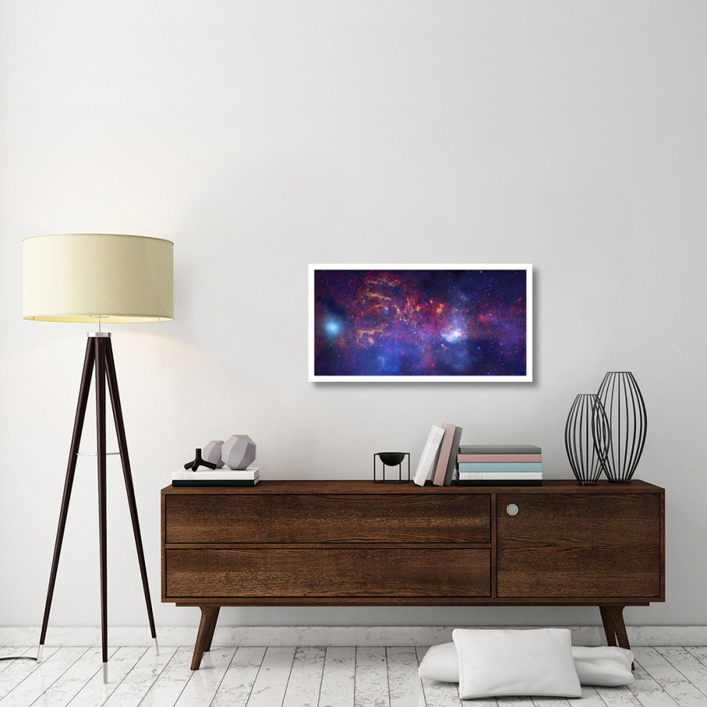 "NASA's Great Observatories Examine Galactic Center Region" Paper Art, 38"x20"