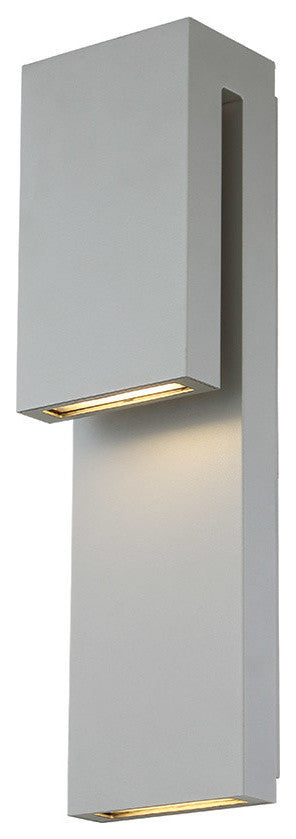 Modern Forms Double Down LED Outdoor Wall Sconce in Graphite