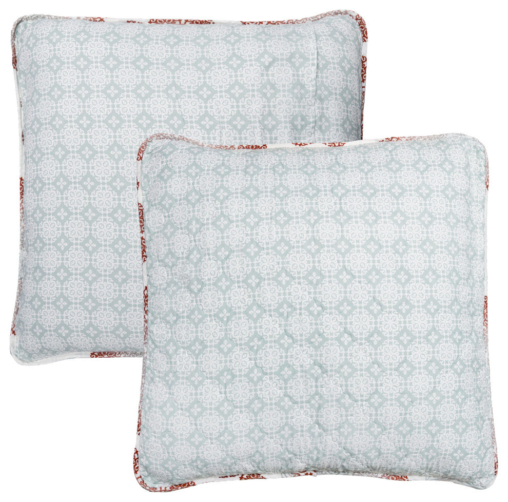 Delia Quilted 7 Piece Bed Spread Set, Queen