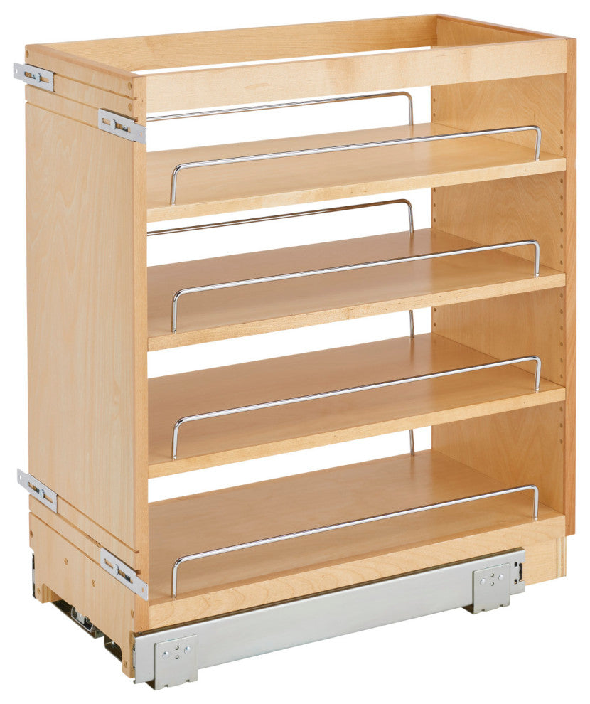 Wood Base Cabinet Pull Out Organizer, 11"