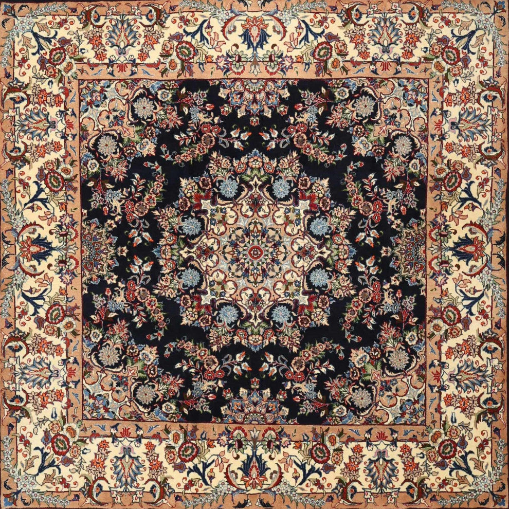Ahgly Company Indoor Square Traditional Area Rugs, 5' Square