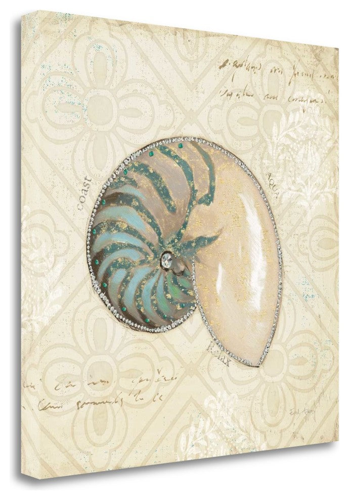 "Beach Treasures III" By Emily Adams, Giclee Print on Gallery Wrap Canvas