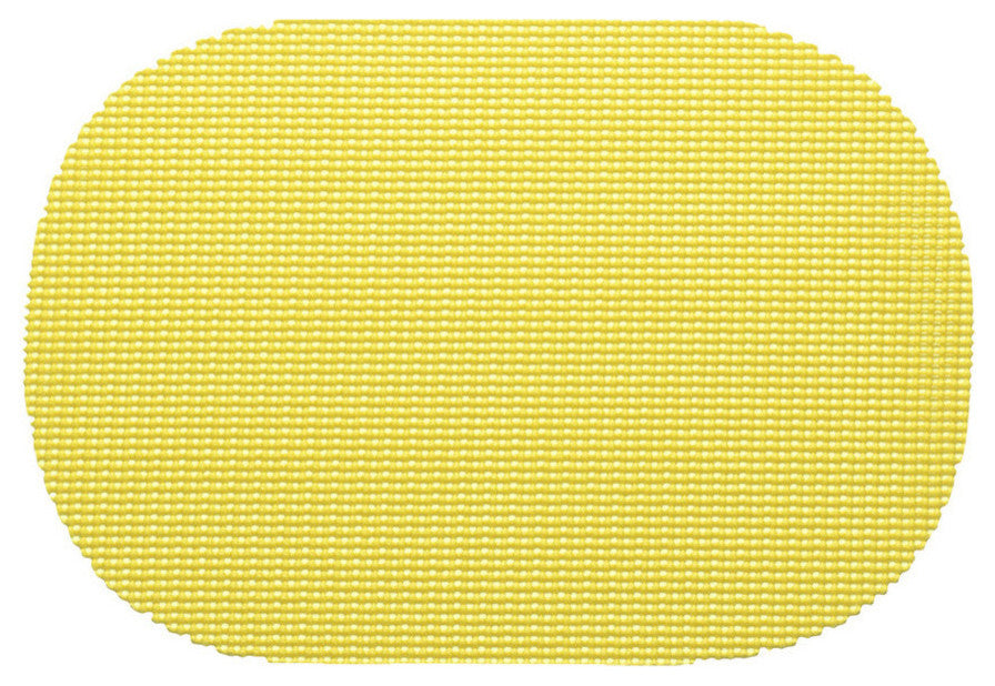 Fishnet Lemon Oval Placemat Dz.