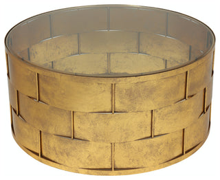 Margot Coffee Table, Gold Leaf
