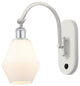 Innovations 518-1W-WPC-G651-6 1-Light Sconce, White and Polished Chrome