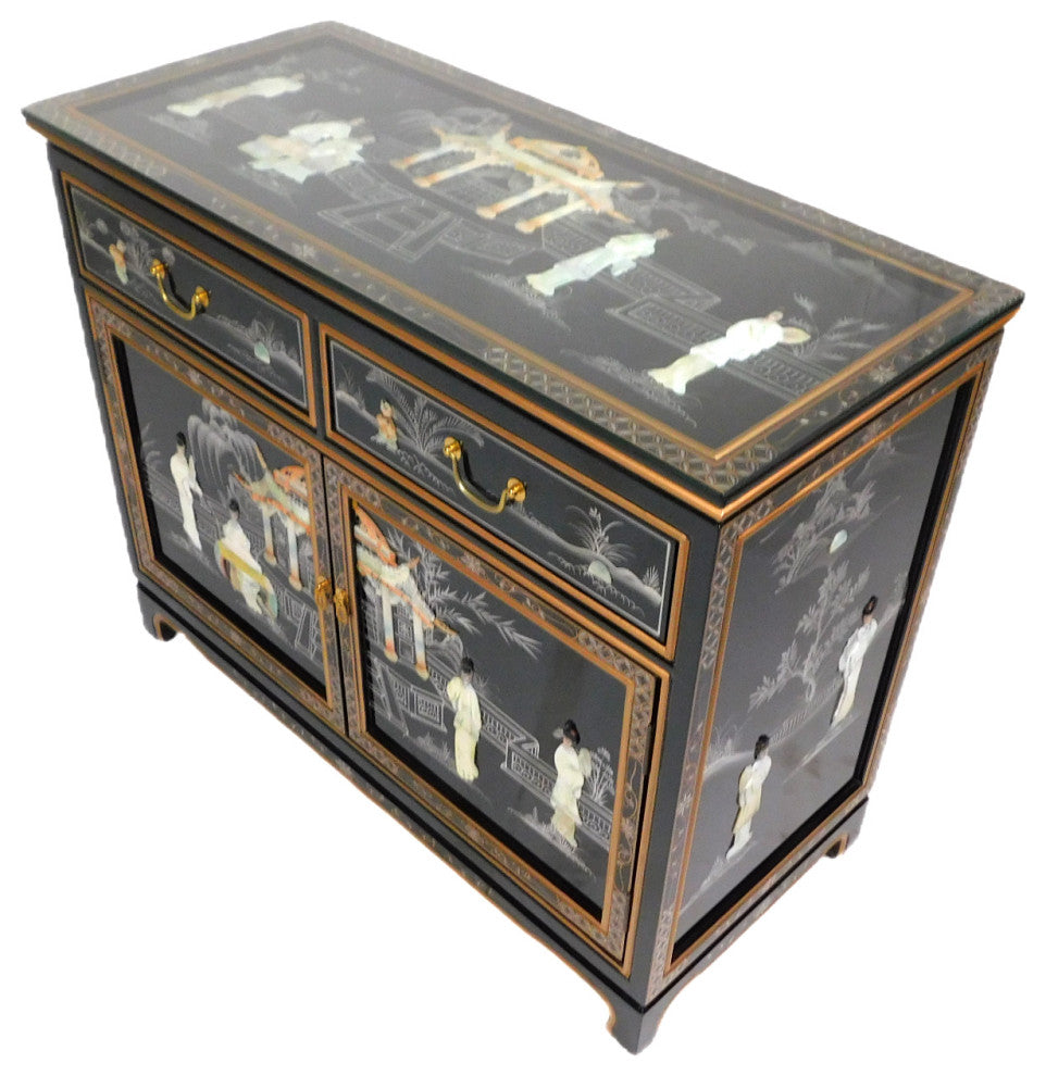 Oriental Buffet, Gold Leaf/Floral