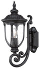 1 Light 17" Tall Outdoor Wall Mount, Black