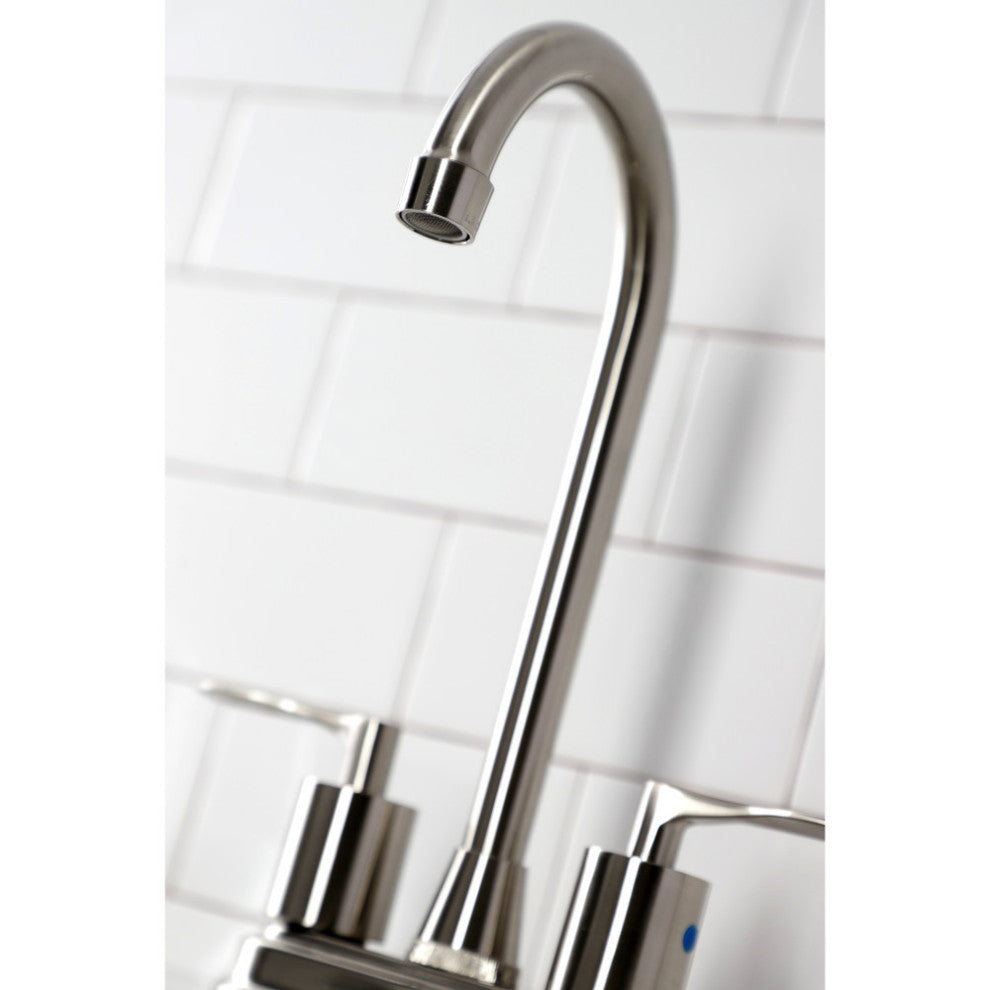 Kingston Brass KB8498SVL Bar Faucet, Brushed Nickel
