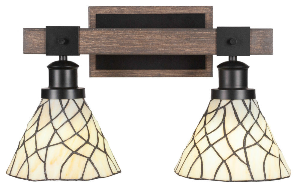 Tacoma 2-Light Bath Bar, Sandhill Art