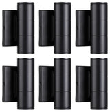 6-Pack LED Cylinder Up Down Wall Light, 100V-277V, 3000K Warm White