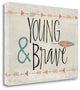 "Young And Brave" By Katie Doucette, Giclee Print on Gallery Wrap Canvas