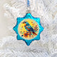 Blue Sparrow Mercury Glass Ornaments Wildlife Holiday Decor