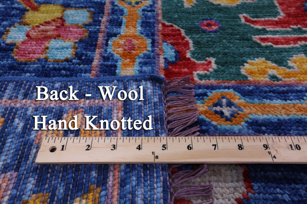 Turkish Oushak Handmade Rug 10' 4" X 14' 0" - Q14774