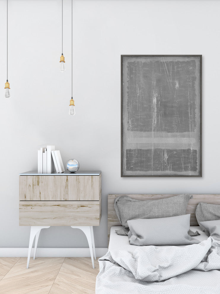 "Splitting Up" Floater Framed Painting Print on Canvas, 40x60