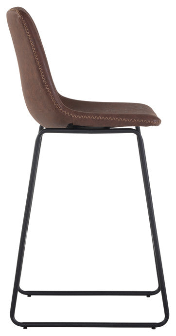 Cal Counter Stool, Antique Brown, Set of 2