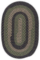 Colonial Mills Brook Farm BF53 Bluestone Traditional Area Rug, Oval 10'x13'