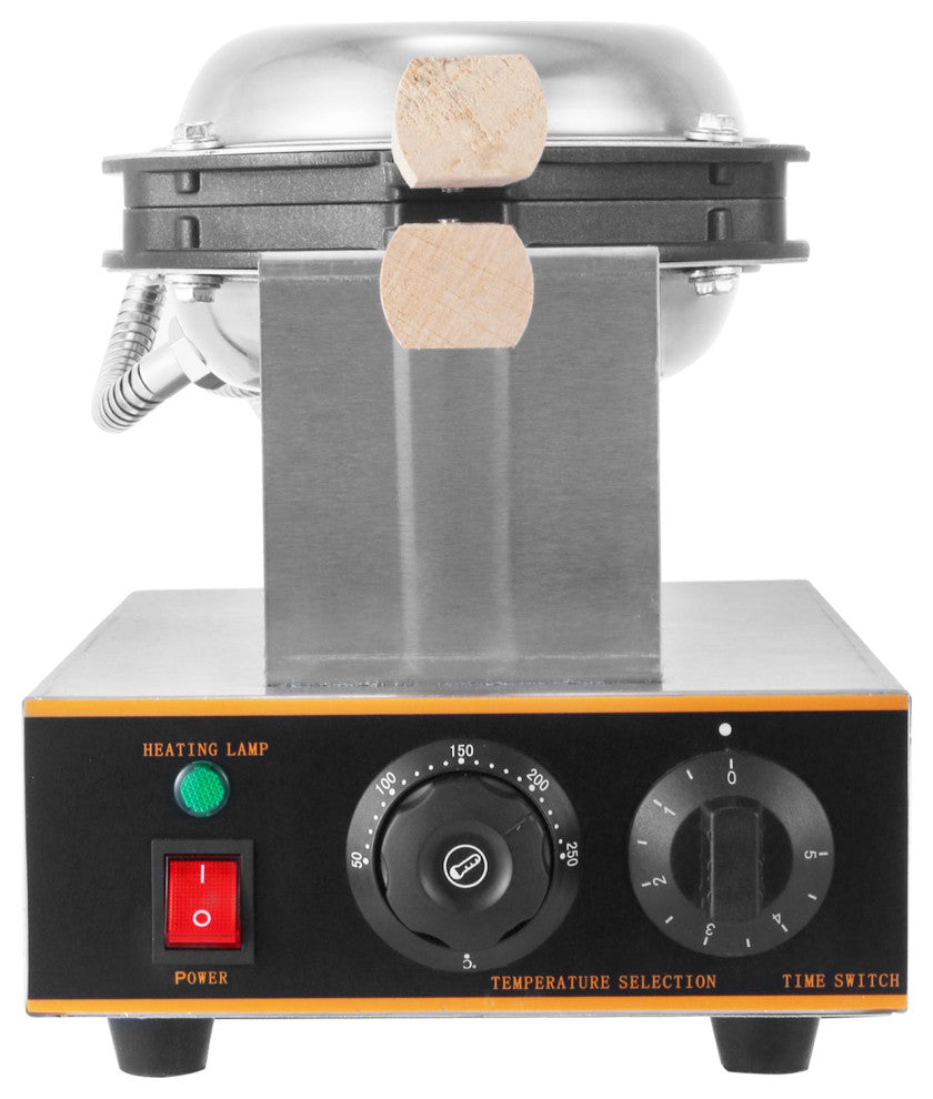 VEVOR Electric Egg Cake Oven Egg Bread Maker Waffle Stainless Steel Machine