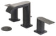 Two Handle Lavatory Widespread Faucet, Matte Black
