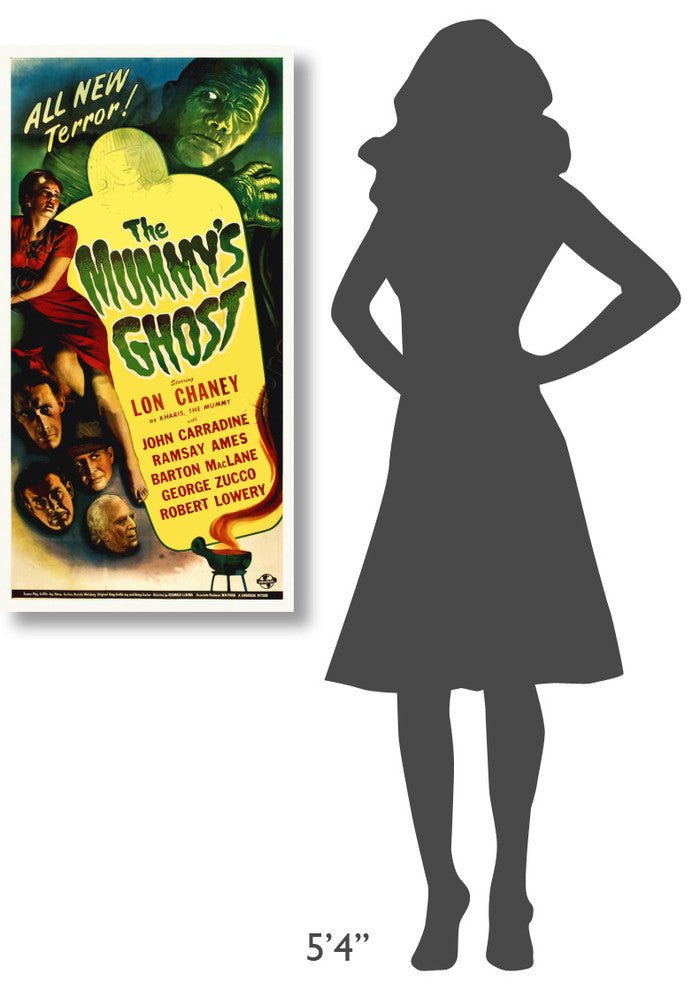 "The Mummy's Ghost" Stretched Canvas Giclee by Hollywood Photo Archive, 21x40"