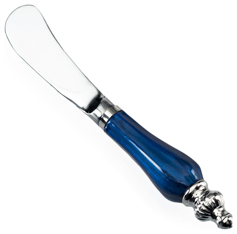 Peony Spreader Knife, Set of 4, Sapphire