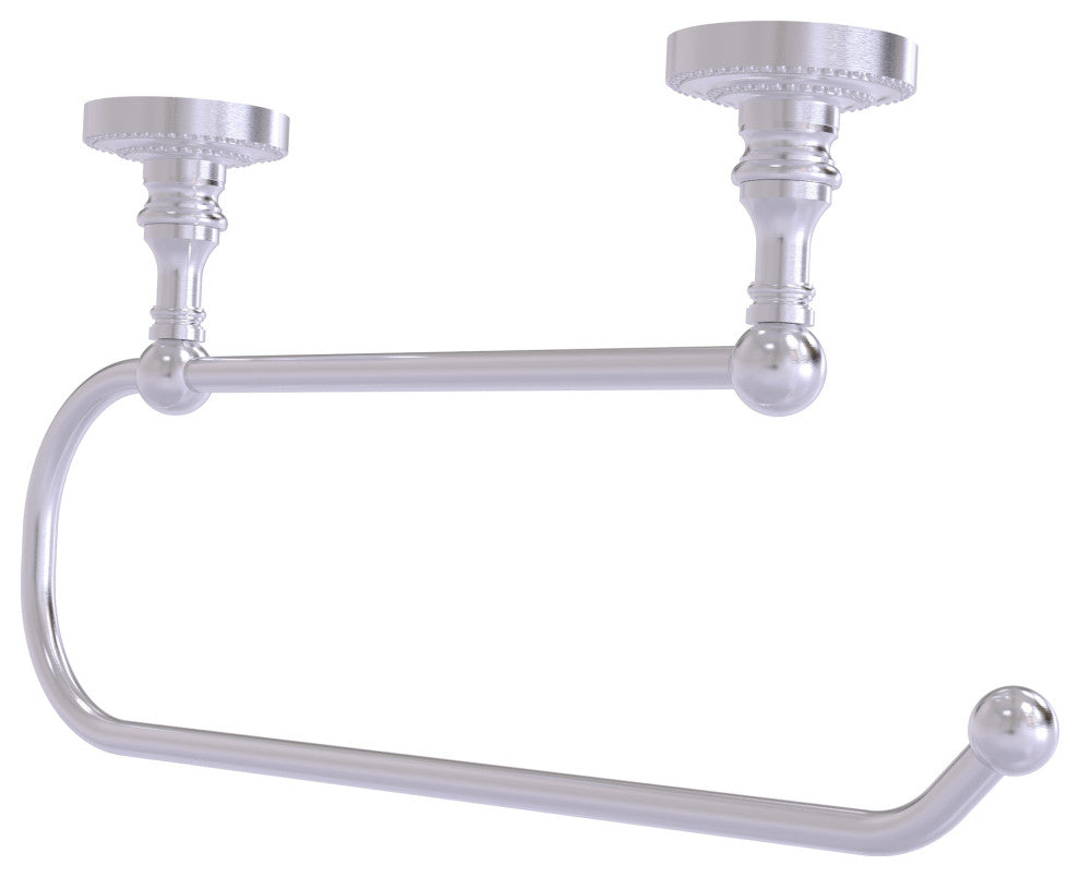 Dottingham Under Cabinet Paper Towel Holder, Satin Chrome