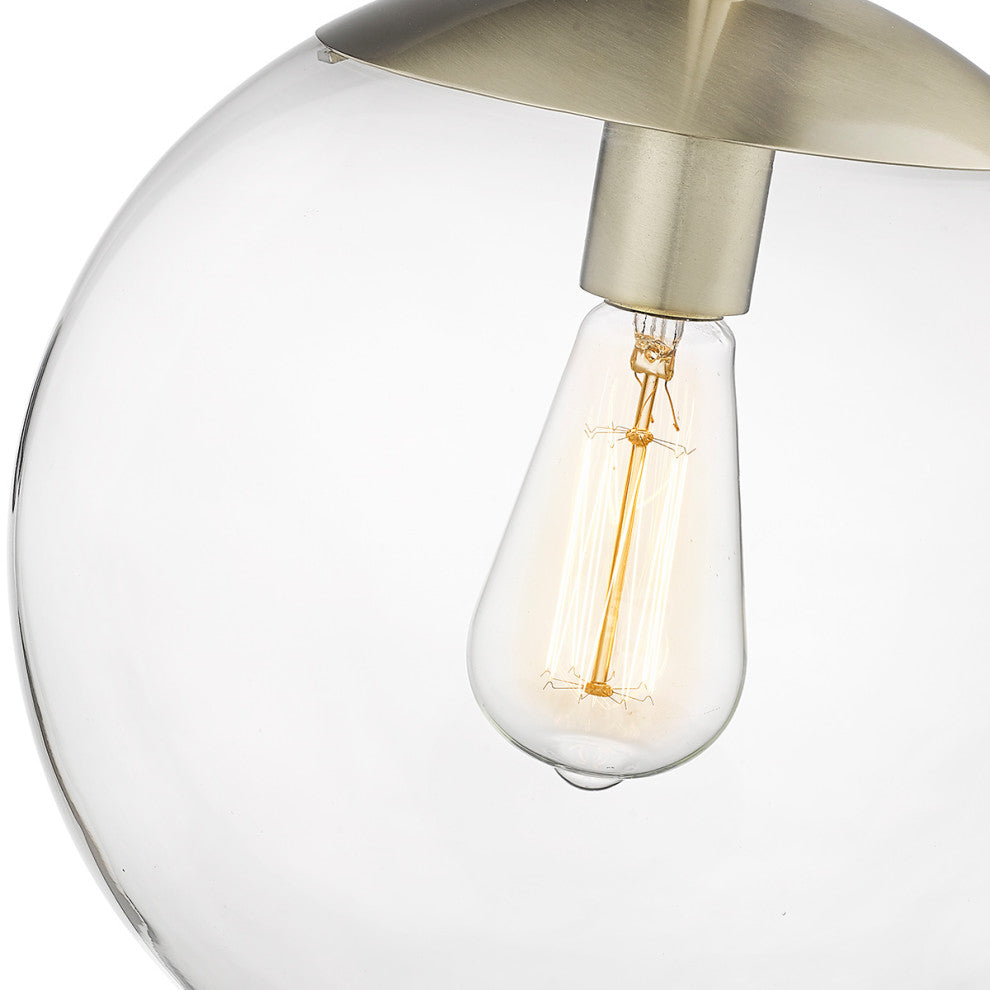 1 Light 11" Modern Gold Pendant