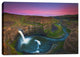 Epic Graffiti "Palouse Falls" by Jesse Estes, Giclee Canvas Wall Art, 26"x40"