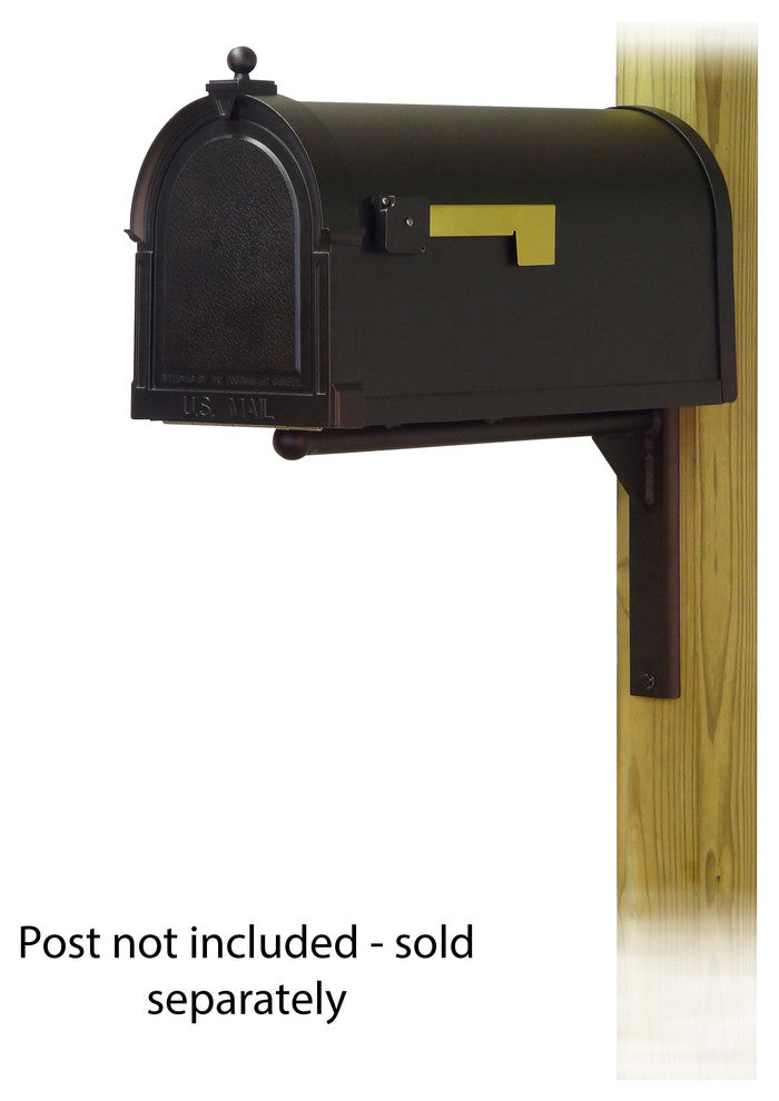Berkshire Curbside Mailbox With Ashley Front Single Mailbox Mounting Bracket